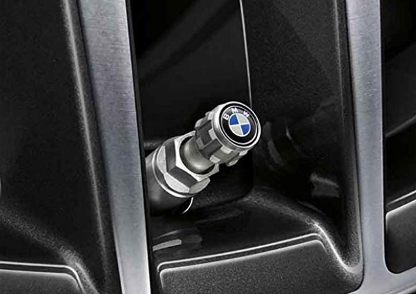 Valve Stem Cap Set With BMW Roundel Logo - 36122447401