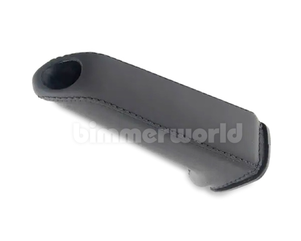 Genuine BMW Parking Brake Lever Handle, Black Leather - 34402284018