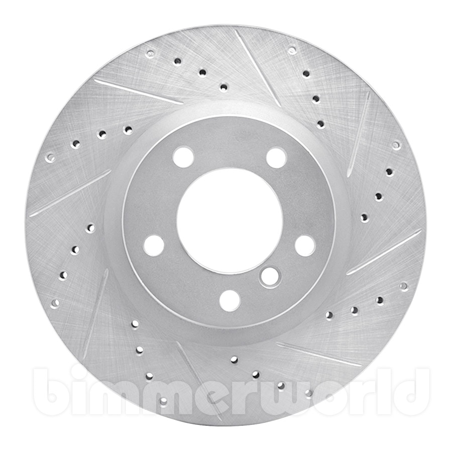 DFC Left Front Drilled & Slotted Brake Rotor - E36 M3, MZ3