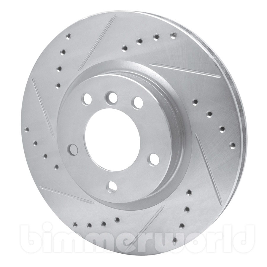 DFC Right Front Drilled & Slotted Brake Rotor - E36 M3, MZ3