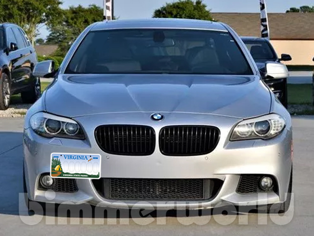 Tow Hook License Plate Mount - BMW F10 5 Series with M Sport 11-16
