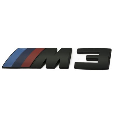 Genuine BMW Black 'M3' Trunk Emblem F80 M3 Sedan