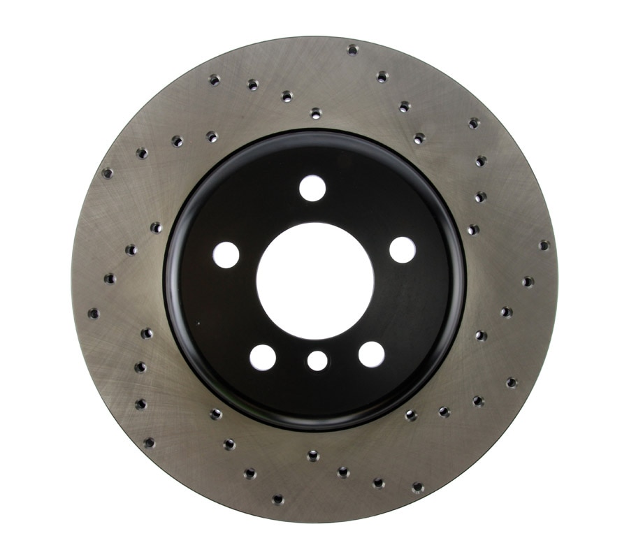 Rear Left Cross-Drilled Brake Rotor, StopTech - F10 535i/550i, F13 640i ...