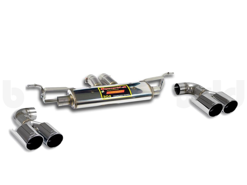 Supersprint Race Exhaust with Tips for BMW E70 X5M