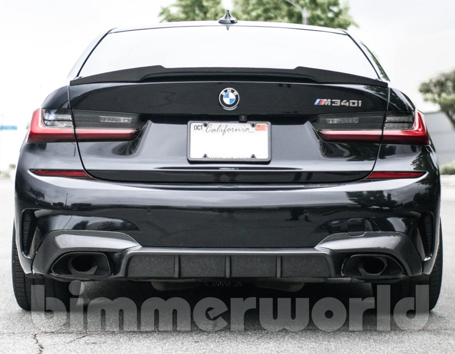 Suvneer DTM Style Carbon Fiber Rear Diffuser BMW G20 M340i 2019 2020 ...